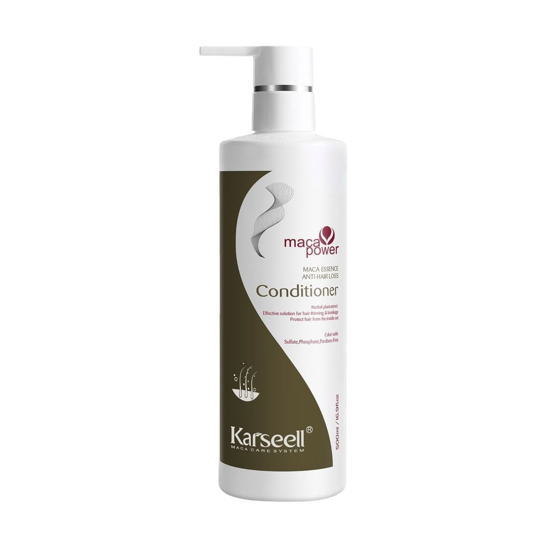 Кондиціонер Karseell Maca Power Maca Essence Anti-Hair Loss Condtioner проти випадіння волосся, 500 мл